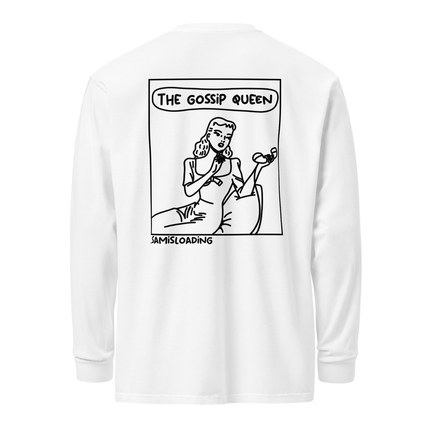 'The gossip queen' Long-Sleeve Shirt