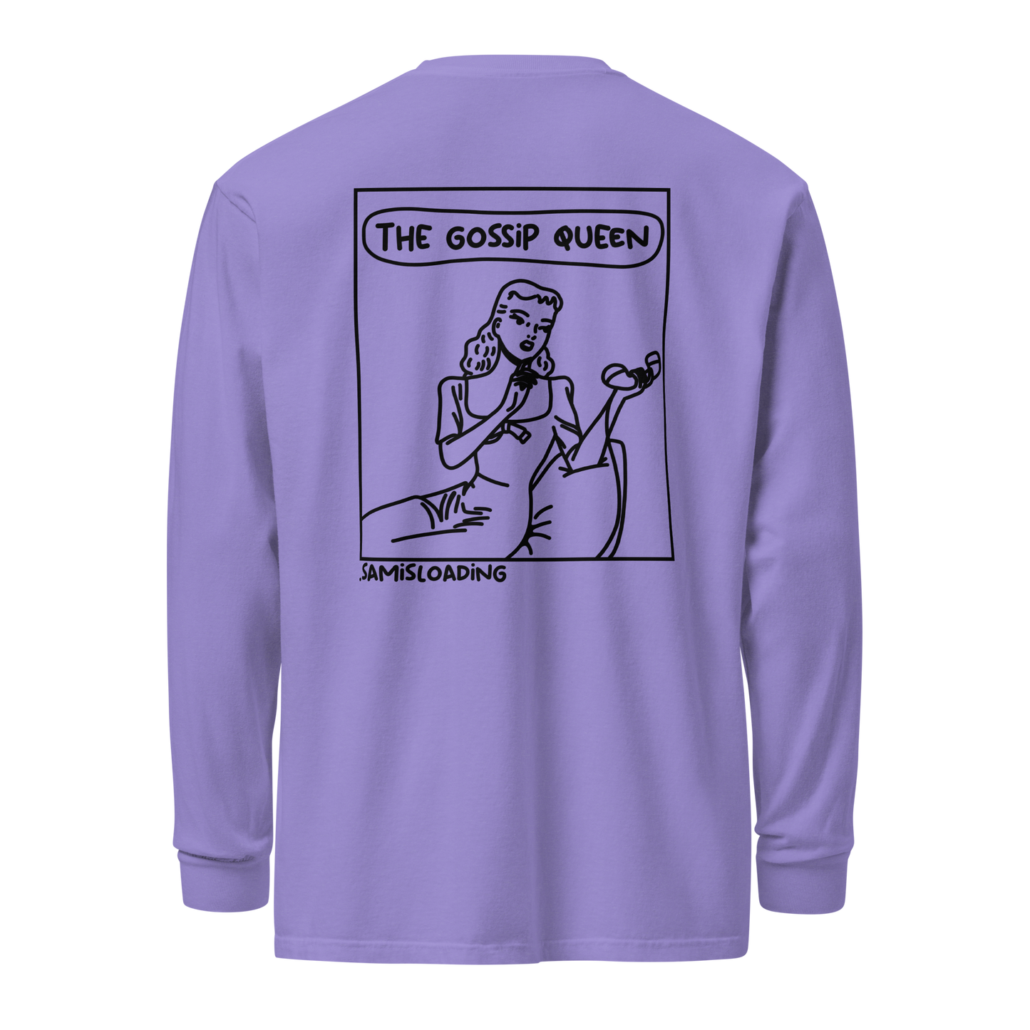 'The gossip queen' Long-Sleeve Shirt